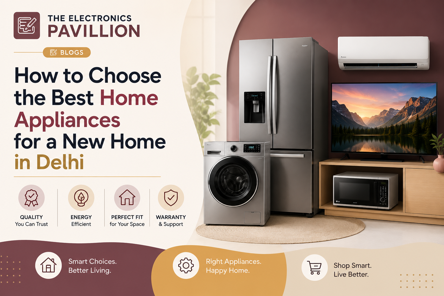 How to Choose the Best Home Appliances for a New Home in Delhi