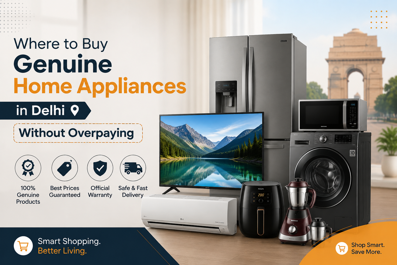 Where to Buy Genuine Home Appliances in Delhi Without Overpaying