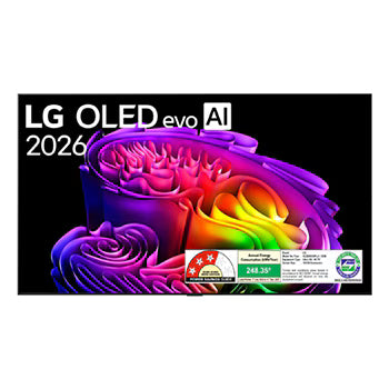 164 cm (65) LG OLED evo AI G6 4K Smart TV OLED65G6PLA with α11 AI Processor Gen3, with Dolby Vision & Atmos 2026