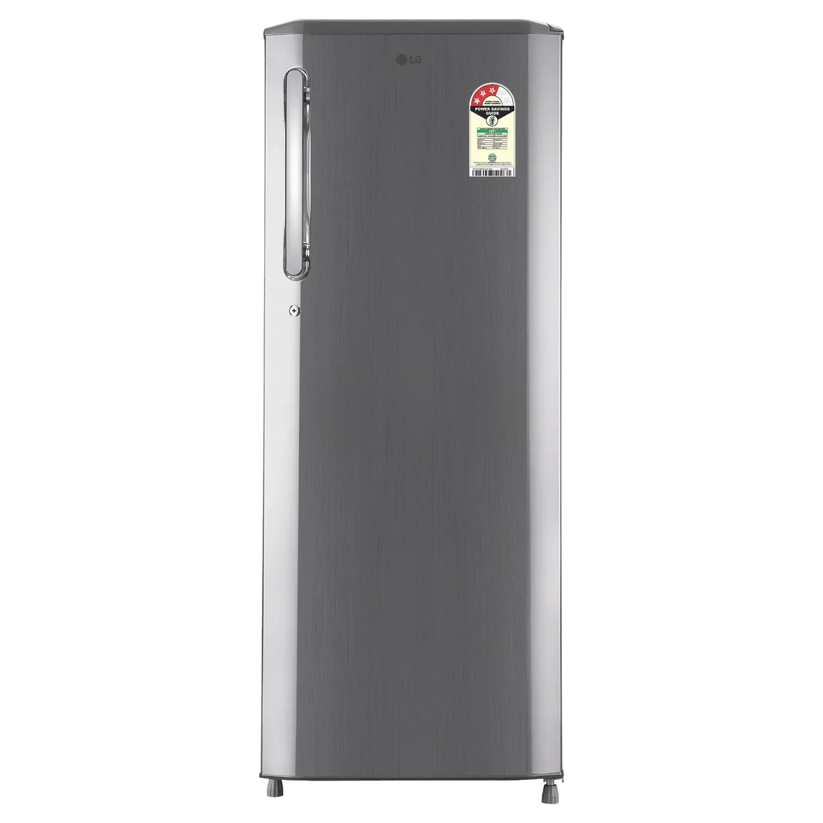 LG GLD2736YBPZ 261 Litres 3 Star Direct Cool Single Door Refrigerator with Auto Smart Connect ( Shiny Steel)