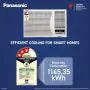 CW-LU183CG Panasonic 1.5 Ton 3 Star Inverter Window AC (50°C Oper., Copper Cond., 8in1 Convertible, 2-Way, PM0.1 Filter, ECO Mode, Powerful Mode, CW-LU183CG, White