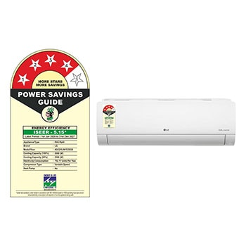 LG 4 Star (1.5) Split AC, AI Convertible 6-in-1, Gold Fin+, Viraat Mode, 4 Way Swing, Diet Mode+, 5.0 kW, 2026 Model