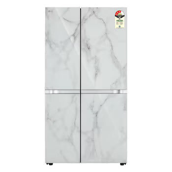 GL-B257DUW3 LG 650L Side-by-Side Refrigerator, Convertible, Multi-Air Flow, Smart Diagnosis™, Ultra Glam White, 3 Star