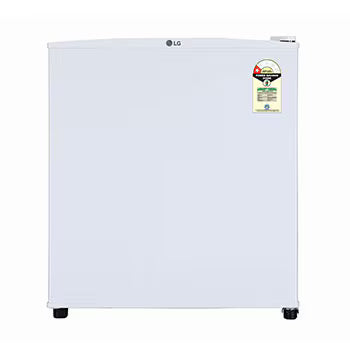GL-M051RSWB LG 43L Single Door Mini Refrigerator, Super White Finish, 1 Star