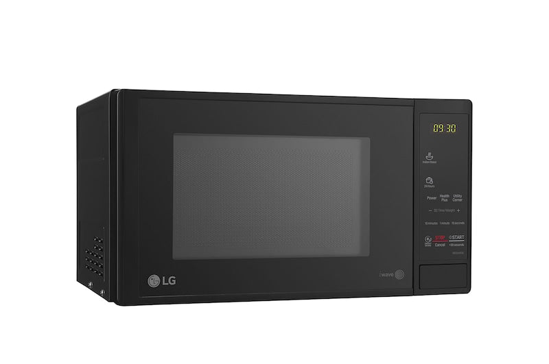 LG 20 L Solo Microwave Oven with Glass Door, i-wave technology, Anti-Bacteria Cavity, Black Color