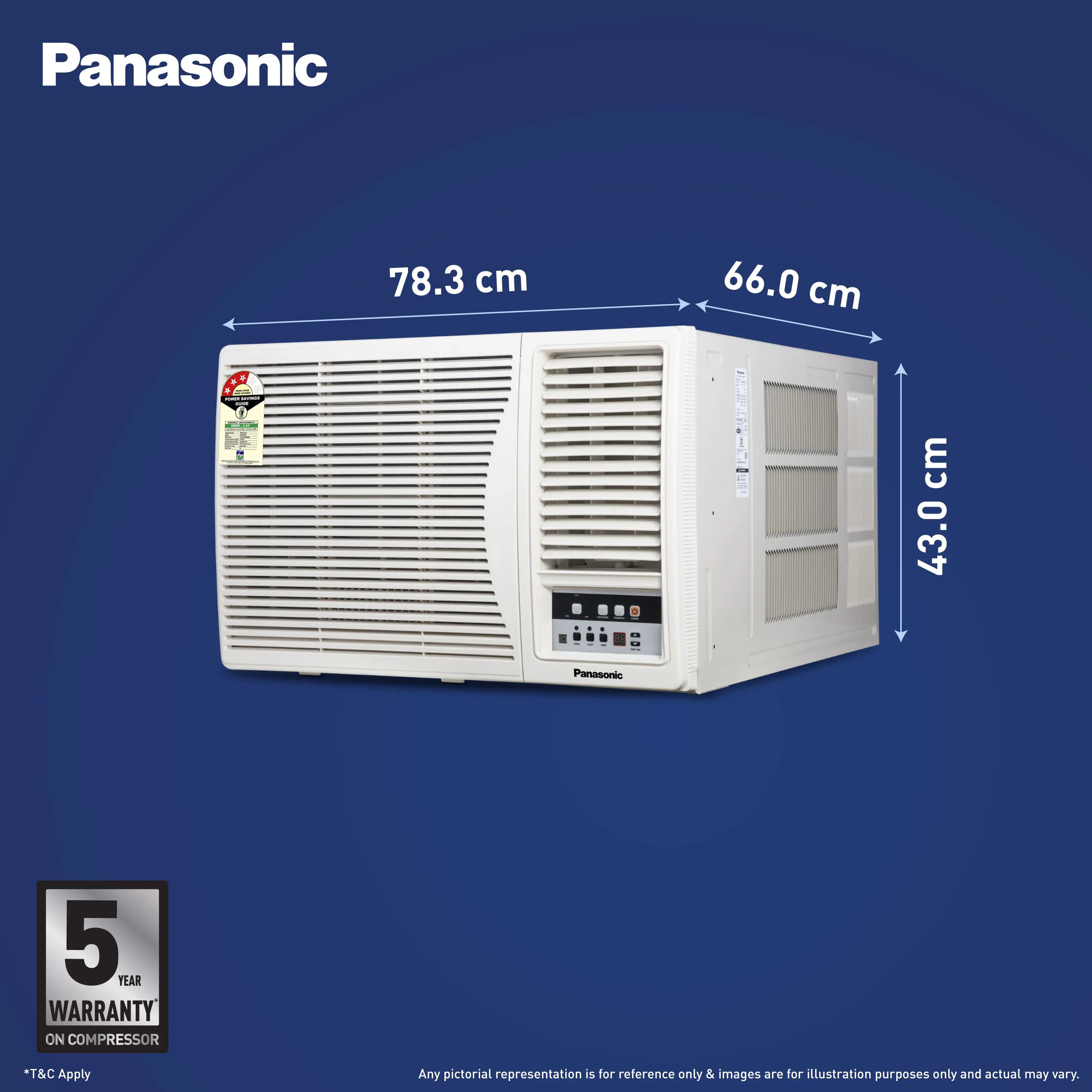 Panasonic CW-LN183CM 1.5 Ton 3 Star Fixed Speed Window AC