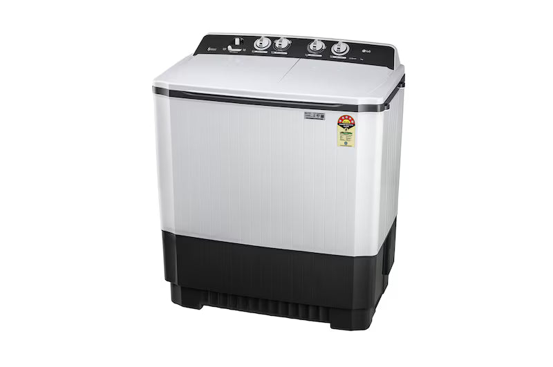 LG 7Kg Semi Automatic Washing Machine, Rat Away Technology, Dark Grey, 5 Star