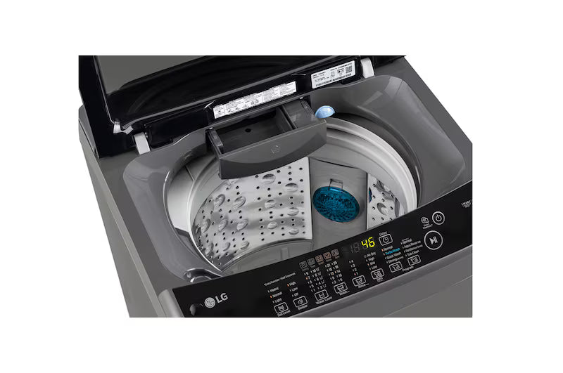 LG 12Kg Top Load Washing Machine, Smart Inverter Motor, Middle Black, 5 Star