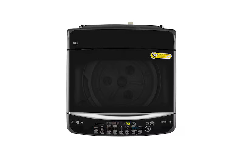 LG 12Kg Top Load Washing Machine, Smart Inverter Motor, Middle Black, 5 Star