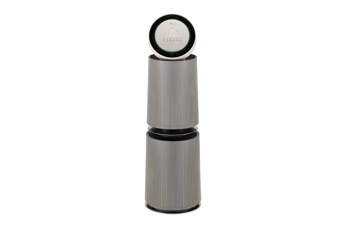 LG 360˚ Clean Air Purifier, 104m² Room Capacity, HEPA Filter, BLDC Motor, Smart indicator, AQI Status, UVnano AS10GDBY0