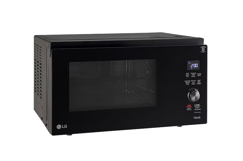 LG 32 L Scan-To-Cook Charcoal Microwave Oven with Healthy Heart™, Charcoal Lighting Heater, Motorised Rotisserie, Black
