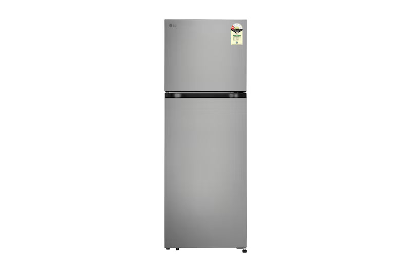 LG 251 L Double Door Refrigerator with Smart Inverter Compressor, Multi-Air Flow, Frost Free, Shiny Steel, 1 Star