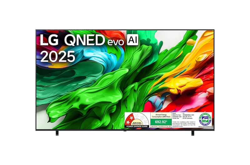 LG 254cm (100) LG QNED evo AI QNED86 MiniLED TV 2025