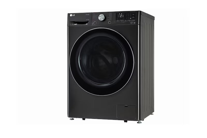 LG 12/7Kg Front Load Washer Dryer, AI Direct Drive™, Platinum Black
