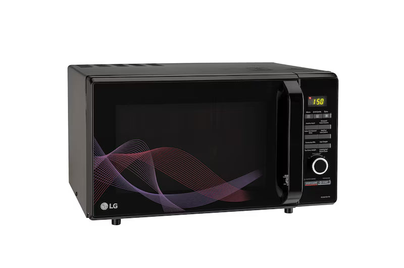 LG 28L Convection Microwave Oven, 271 Auto Cook Menu, Diet Fry™, Black