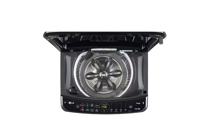 LG 13Kg Top Load Washing Machine, AI Direct Drive™, In-built Heater, Platinum Black, 5 Star