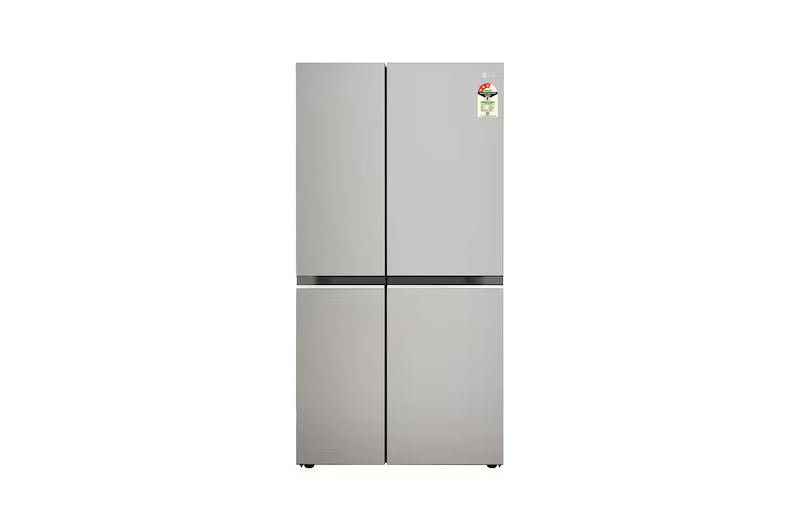 LG 650L Side-by-Side Refrigerator, Wi-Fi Convertible, DoorCooling+™, Urban Steel Finish, 3 Star
