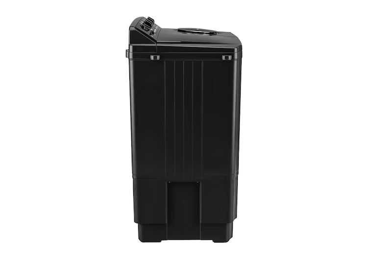 LG 11.5Kg Semi Automatic Washing Machine, Roller Jet Pulsator + Soak, Full Black, 5 Star