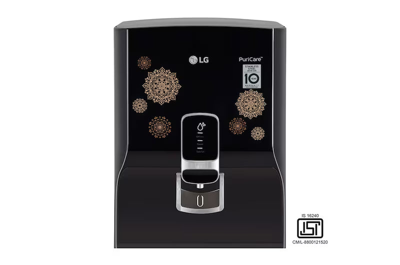 LG 8L RO+UV+Mineral Booster Water Purifier, Steel Tank