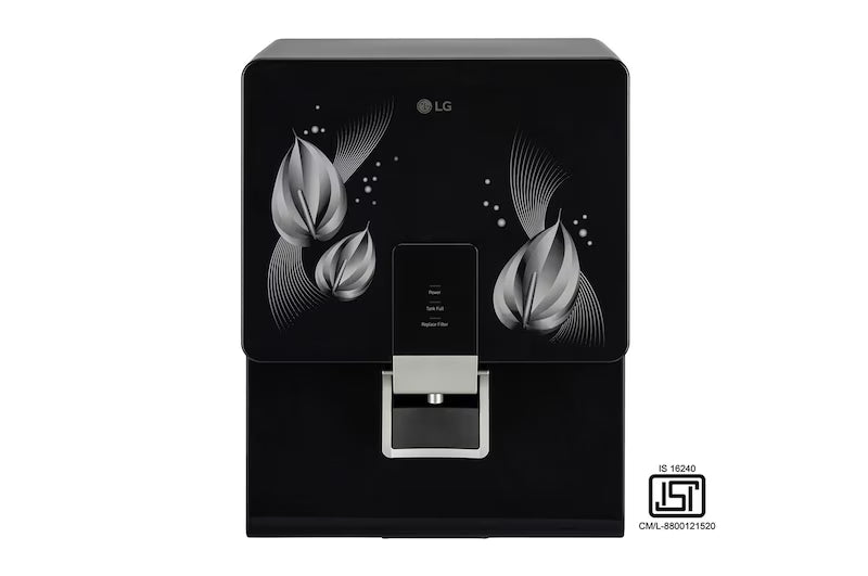 LG 8L RO+Mineral Booster Water Purifier with Steel Tank, Black