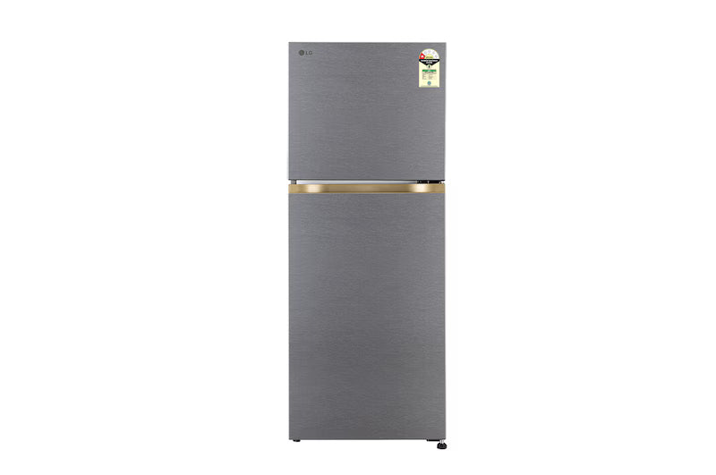 LG 225L GLT2216WYDS Double Door Refrigerator with Smart Mode, Auto Smart Connect, Smart Inverter Compressor, Multi Air Flow, Dazzle Steel, 2 Star
