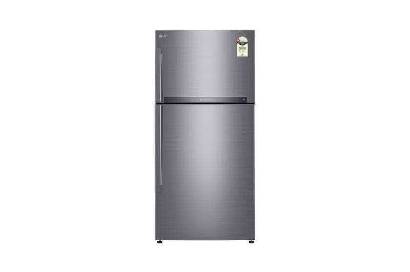 LG 650L Side-by-Side Refrigerator, Convertible, Door Cooling+™, Shiny Steel Finish, 3 Star