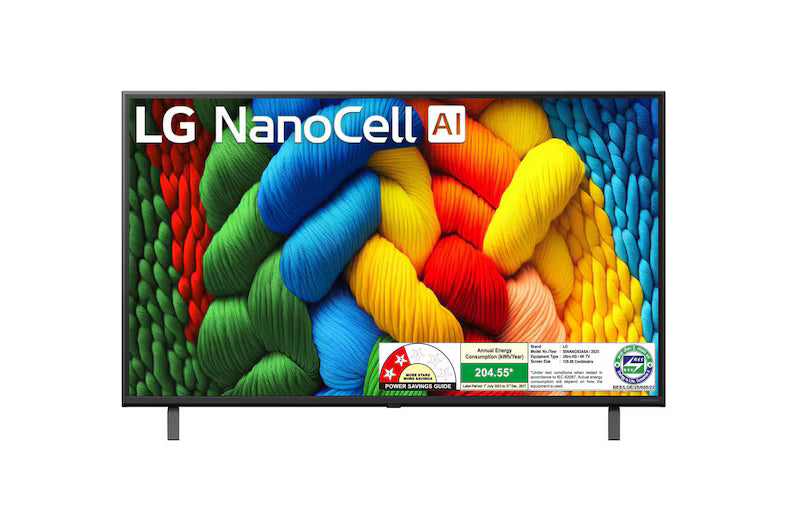 139 cm (55) LG NANO 4K UHD AI TV 55NU875BPLA with α5 AI Processor 4K Gen9, with HDR10 2026