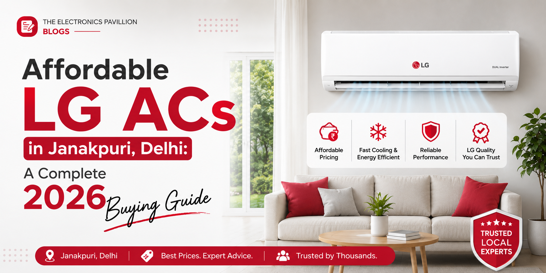 Affordable LG ACs in Janakpuri, Delhi: A Complete 2026 Buying Guide