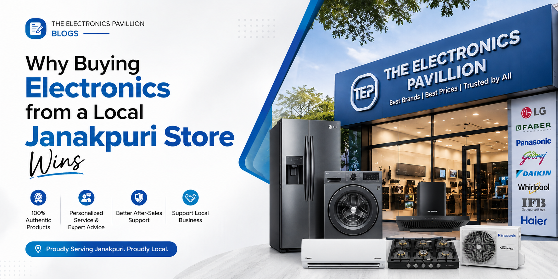 Why Buying Electronics from a Local Janakpuri Store Still Beats Online Shopping
