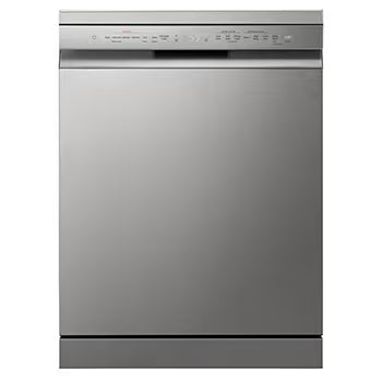 DFB435FV LG Dishwasher, TrueSteam™, 15 Place Setting, QuadWash™, ThinQ™ (Wi-Fi), Auto Open Door, Prime Silver