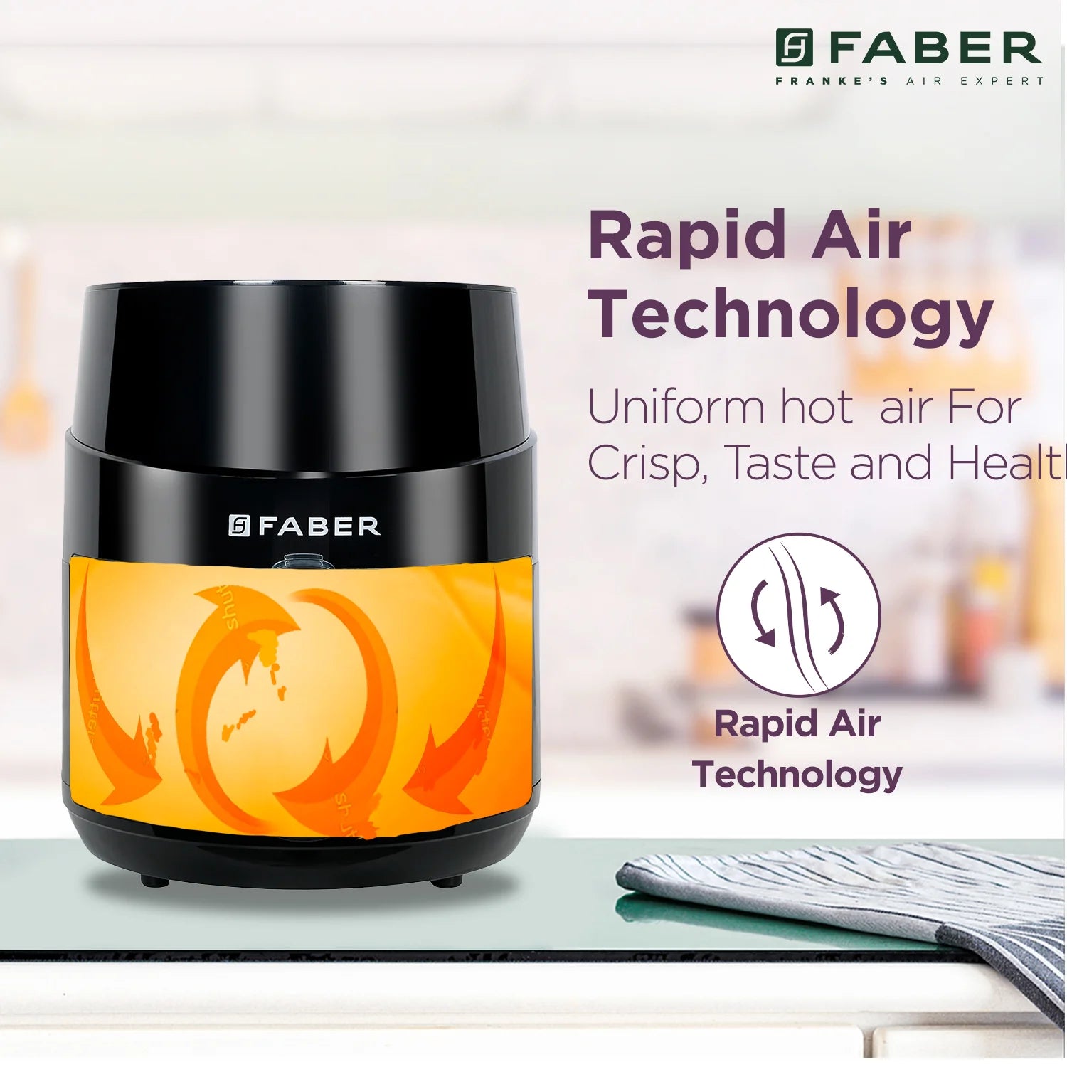 FAF 4.5 BK - 4.5L Hot Air Fryer