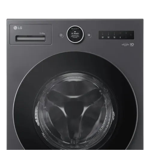 LG FDX91508A9E 15/8 kg Wi-Fi Inverter Fully Automatic Front Load Washing Machine (VX Series,AI Direct Drive 2.0,Essence Graphite)