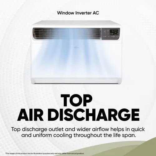 LG 1.5 Ton 3 Star DUAL Inverter Window Smart AC | 100% Copper Condenser | Convertible 4-in-1 Cooling | ThinQ and Voice Control | Super Silent Operation (AW-Q18WWXA, 2026 Model - New BEE Star Rated) White