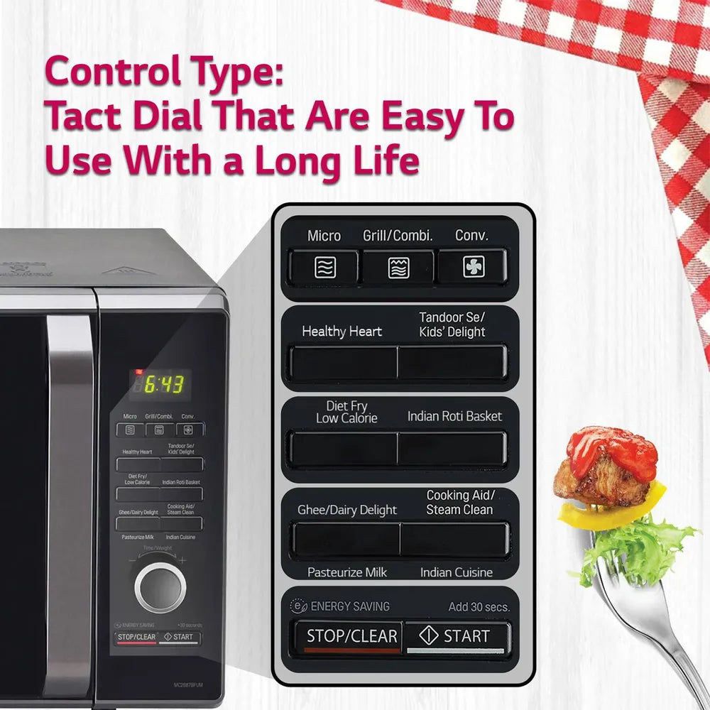 MC2887BFUM LG 28L Convection Microwave Oven with Intellowave Technology