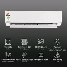 Panasonic EU 8 in 1 Convertible 1.5 Ton 3 Star Inverter Split AC with PM 0.1 Filter (2026 Model, Copper Condenser, CS/CU-EU18CKY3XFH)