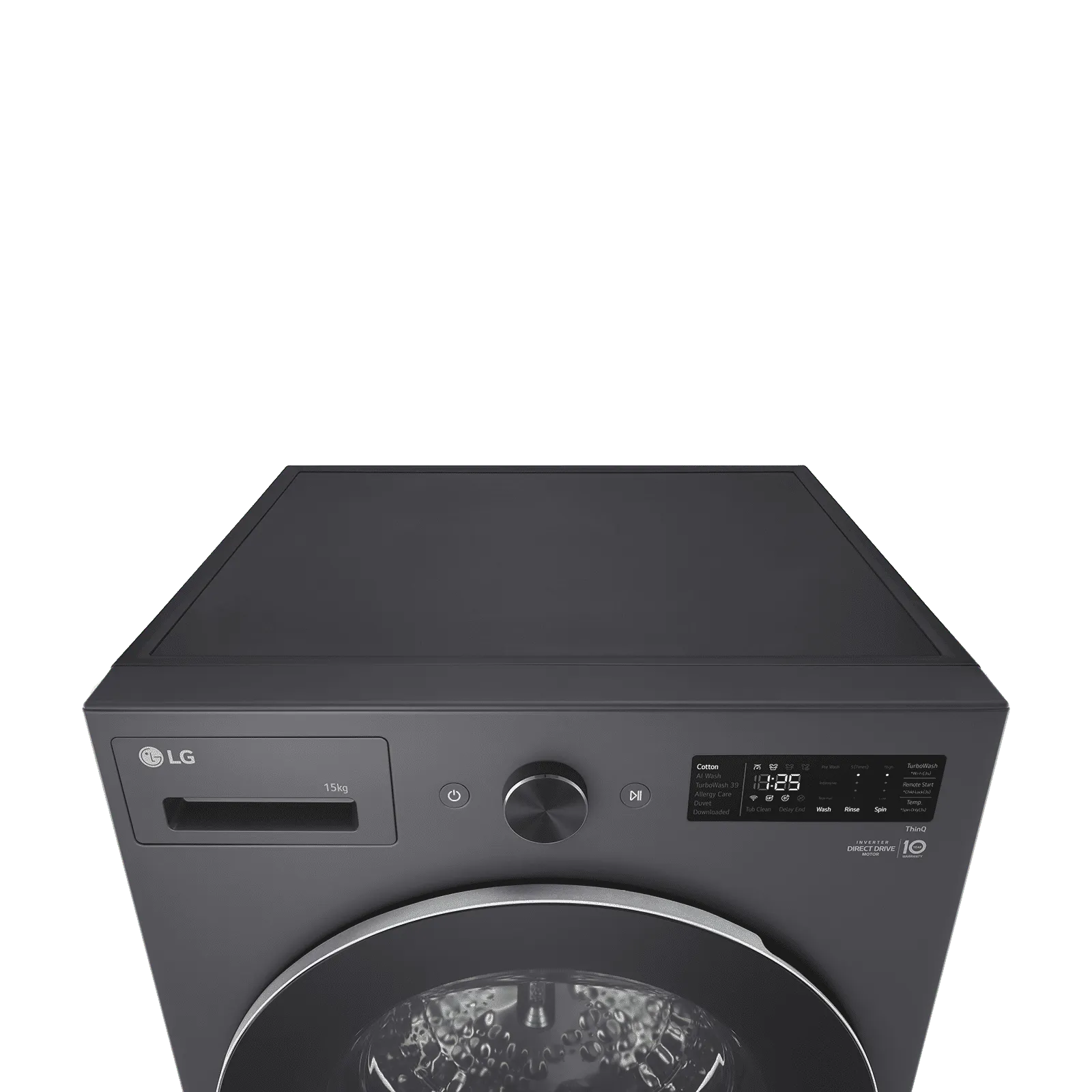 LG FX62515B9E 15Kg AI Front Load Washer (Inverter Direct Drive, Turbo Wash 360°, Steam+, Wi-Fi Enabled, Essence Graphite Save 17%