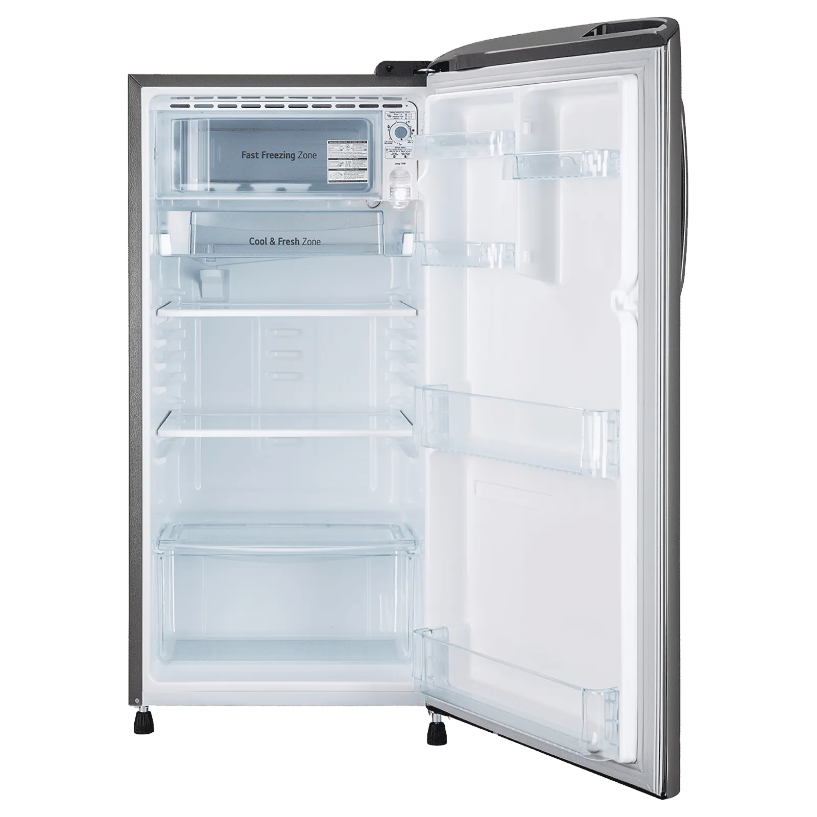 GLD1936YAPZ, LG 185 Litres 3 Star Direct Cool Single Door Refrigerator with Smart Inverter Compressor