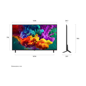 55QNED85BLA 139 cm (55) LG QNED evo AI 4K MiniLED TV 55QNED85BLA with α8 AI Processor Gen3, with HDR10 Pro 2026