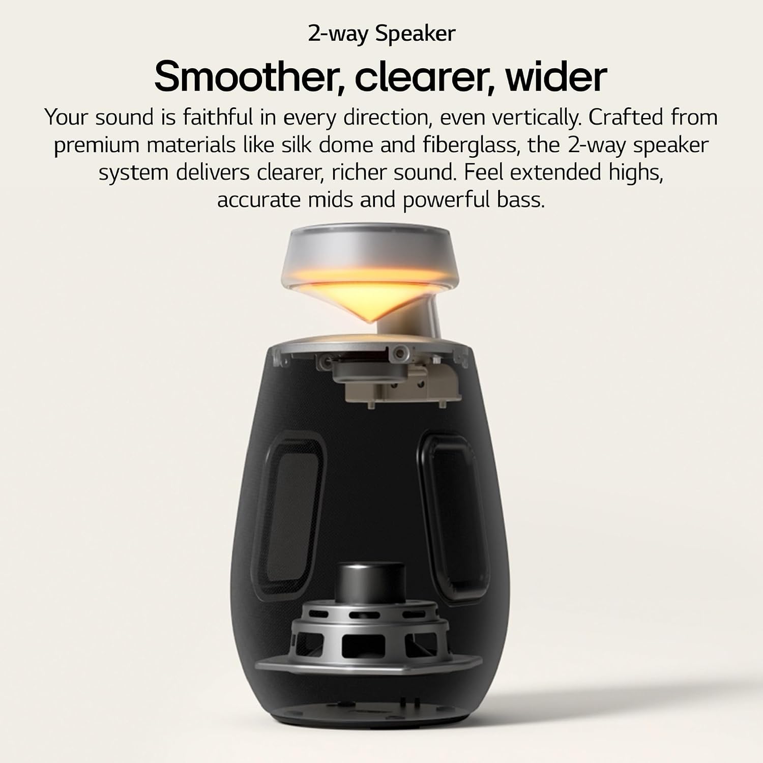 LG XO2TBK XBOOM 360 Wireless Speaker with Omnidirectional Sound