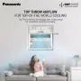CW-XU185CGT Panasonic 1.5 Ton 5 Star Inverter Premium Window AC (Top Throw Airflow, 50°C Oper., Copper Cond., 8in1 Convertible, 4-Way, PM0.1 Filter, ECO Mode, Powerful Mode, CW-XU185CGT, Whit