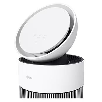 LG 360˚ Clean Air Purifier, 52.8m² Room Capacity, HEPA Filter, BLDC Motor, Smart indicator, AQI Status, UVnano AS55GGWX0