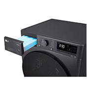 LG DHV09SAM 9 kg Dryer with Dual Inverter Heat Pump™, EcoHybrid Technology, Middle Black