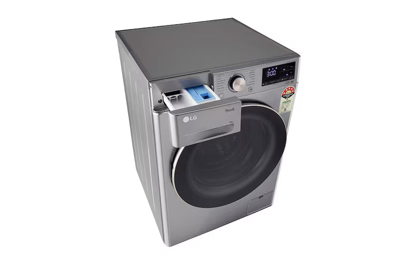 LG 11Kg Front Load Washing Machine, AI Direct Drive™, Platinum Silver
