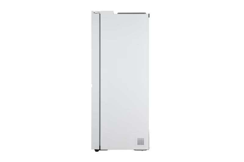 LG 650L Side by Side Refrigerator, Wi-Fi Convertible, DoorCooling+™, Premium Glass Door, Linen White Finish, 3 Star
