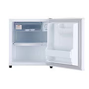 GL-M051RSWB LG 43L Single Door Mini Refrigerator, Super White Finish, 1 Star