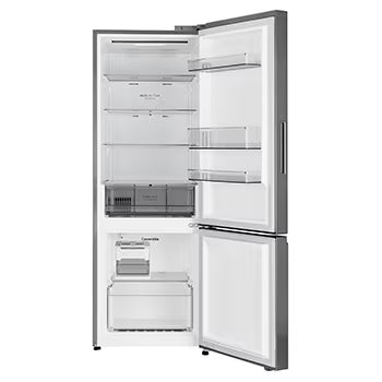 GLB3426BDPZ LG 340L Bottom Freezer Refrigerator, Door Cooling+™, Wi-Fi Convertible, E-Micom, Shiny Steel, 2 Star