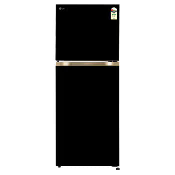 GLT2216WYOB LG 225L Double Door Refrigerator with Smart Mode, Auto Smart Connect, Smart Inverter Compressor, Multi Air Flow, Onyx Black, 1 Star