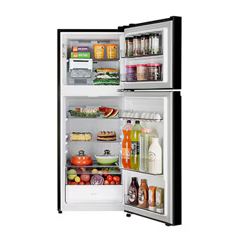 GLT2216WYOB LG 225L Double Door Refrigerator with Smart Mode, Auto Smart Connect, Smart Inverter Compressor, Multi Air Flow, Onyx Black, 1 Star