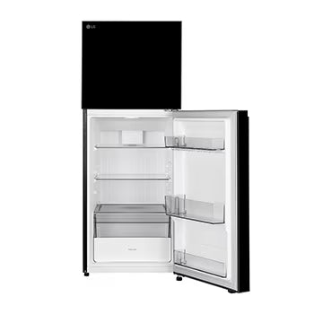 GLT2216WYOB LG 225L Double Door Refrigerator with Smart Mode, Auto Smart Connect, Smart Inverter Compressor, Multi Air Flow, Onyx Black, 1 Star