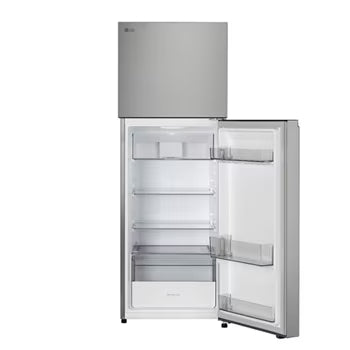 GLT2516WWPZ LG 251 L Double Door Refrigerator with Smart Inverter Compressor, Multi-Air Flow, Frost Free, Shiny Steel, 1 Sta